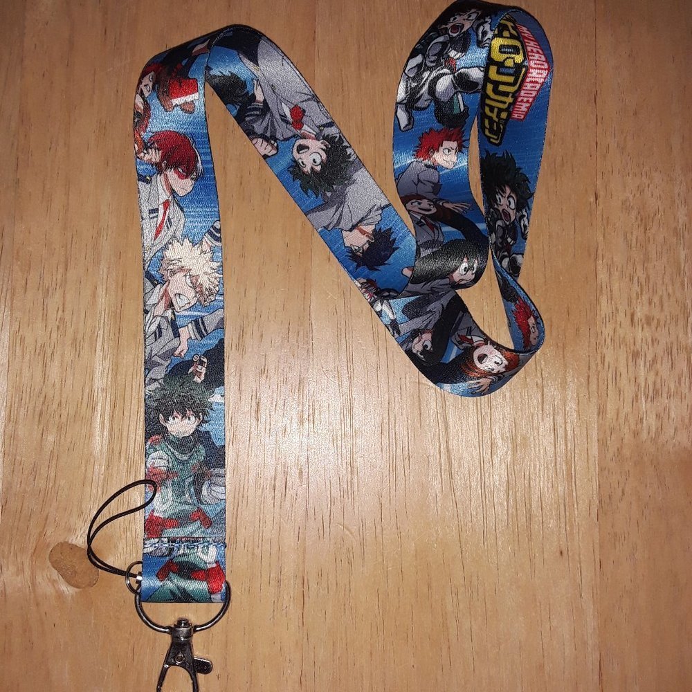 Anime My Hero Academia Blue Lanyard